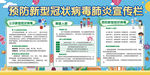 清新卡通预防新型冠状病毒宣传栏