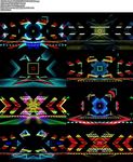 精舞门配乐成品动感LED跑屏背