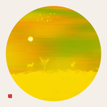 创意线条壁画