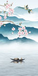 现代中式玄关挂画 TIF分层