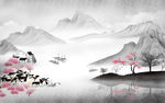 江南 高清山水画 tif分层