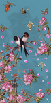 新中式花鸟山水意境装饰画