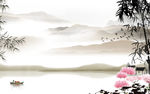豪华新风景山水画 TIF分层
