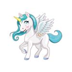 阳光彩虹小白马