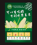 水果玉米海报
