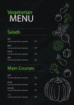 蔬菜饮品菜单点单图片
