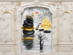 欧式集成墙板背景墙