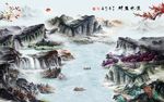 聚财风水画