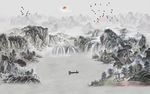 水墨山水画