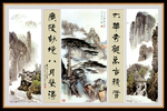 山水中堂画 大厅山水画