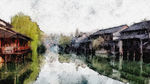 水墨山水