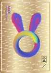毛绒兔子