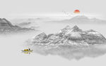 水墨山水画