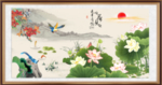 荷花鲤鱼 咏荷鱼趣