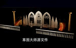 欧式道具模型