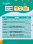 农行  单页  海报