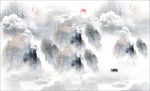 布纹山水画