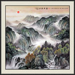 山水画国画山水画