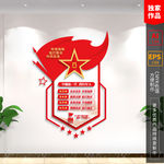 四有军人 军营文化墙