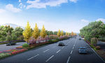 道路效果图市政公路效果图素材