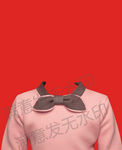 小女孩证件照衣服ps