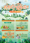春暖花开 海报 围挡 灯箱