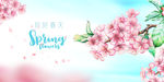 手绘桃花