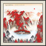 山水画国画山水画