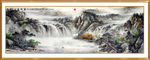 山水画国画山水