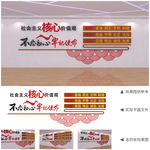 社会主义核心价值观文化墙设计