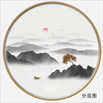 水墨山水画