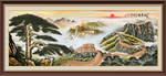 迎客松国画迎客松