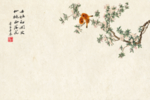 基础工笔画背景PSD模板