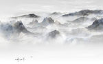 客厅 新现代山水画 tif分层