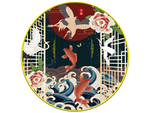 新中式圆形装饰画