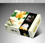 白玉枇杷水果箱平面图
