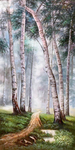 山水风景油画