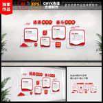 新时代社会主义新思想党建文化墙