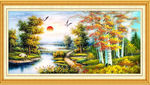 山水油画
