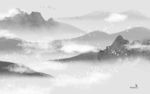 意境高端山水画 tif分层