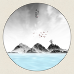 山水壁画