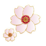 金色花朵元素