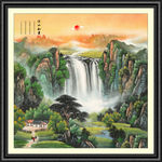 山水画国画山水画