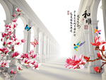 3d简约背景