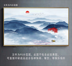 山水背景