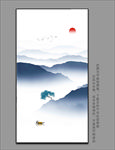 玄关山水