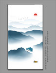 山水挂画