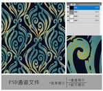 抽象欧式花纹通道图片
