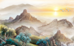 山水画