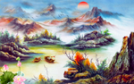 山水画